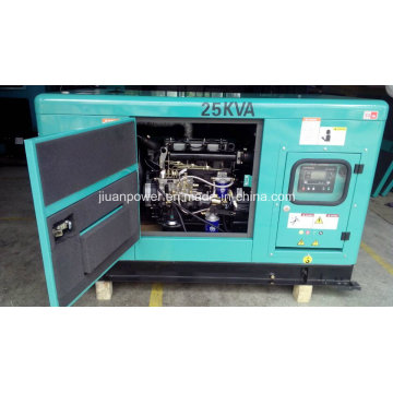 Für Verkauf Fabrik Preis Guangzhou Manufacture 25kVA Diesel Power Silent Electric Generator Set Genset